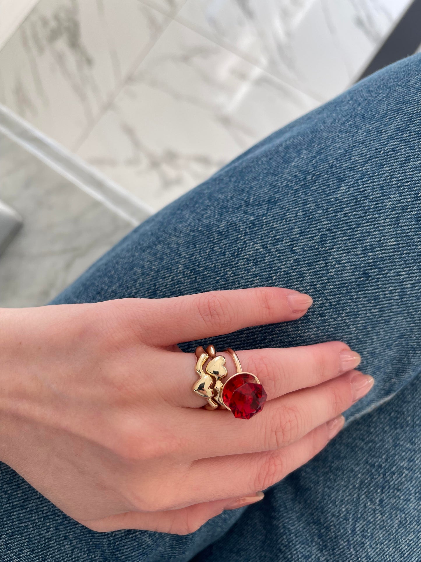 Hexagon NON Swappable Gem Pop Pre Proposal Fun Fine
