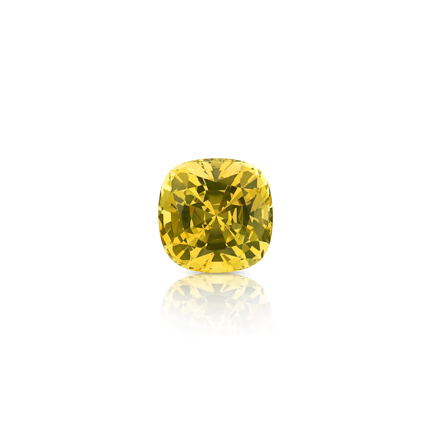 2.00 Carat Cushion Cut Yellow Mali Garnet