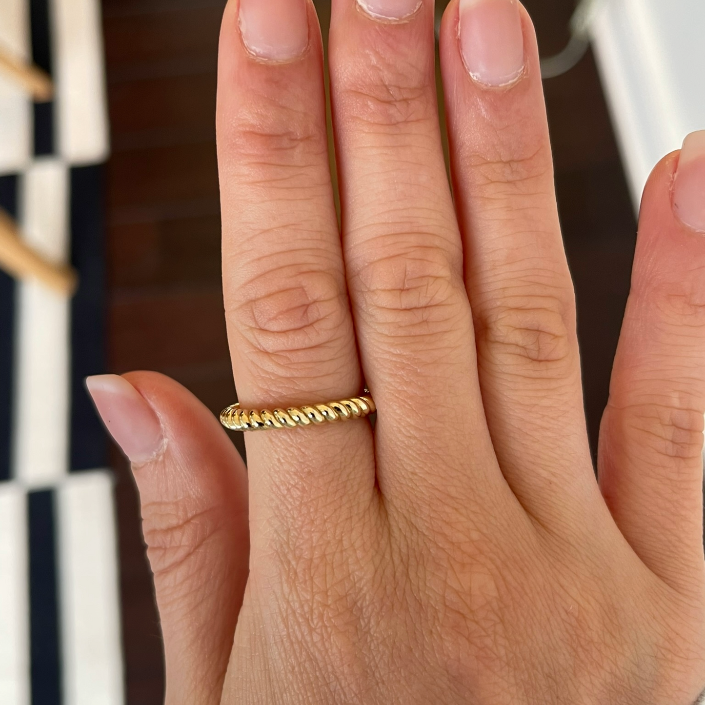 RTS - Braided Gold Ring