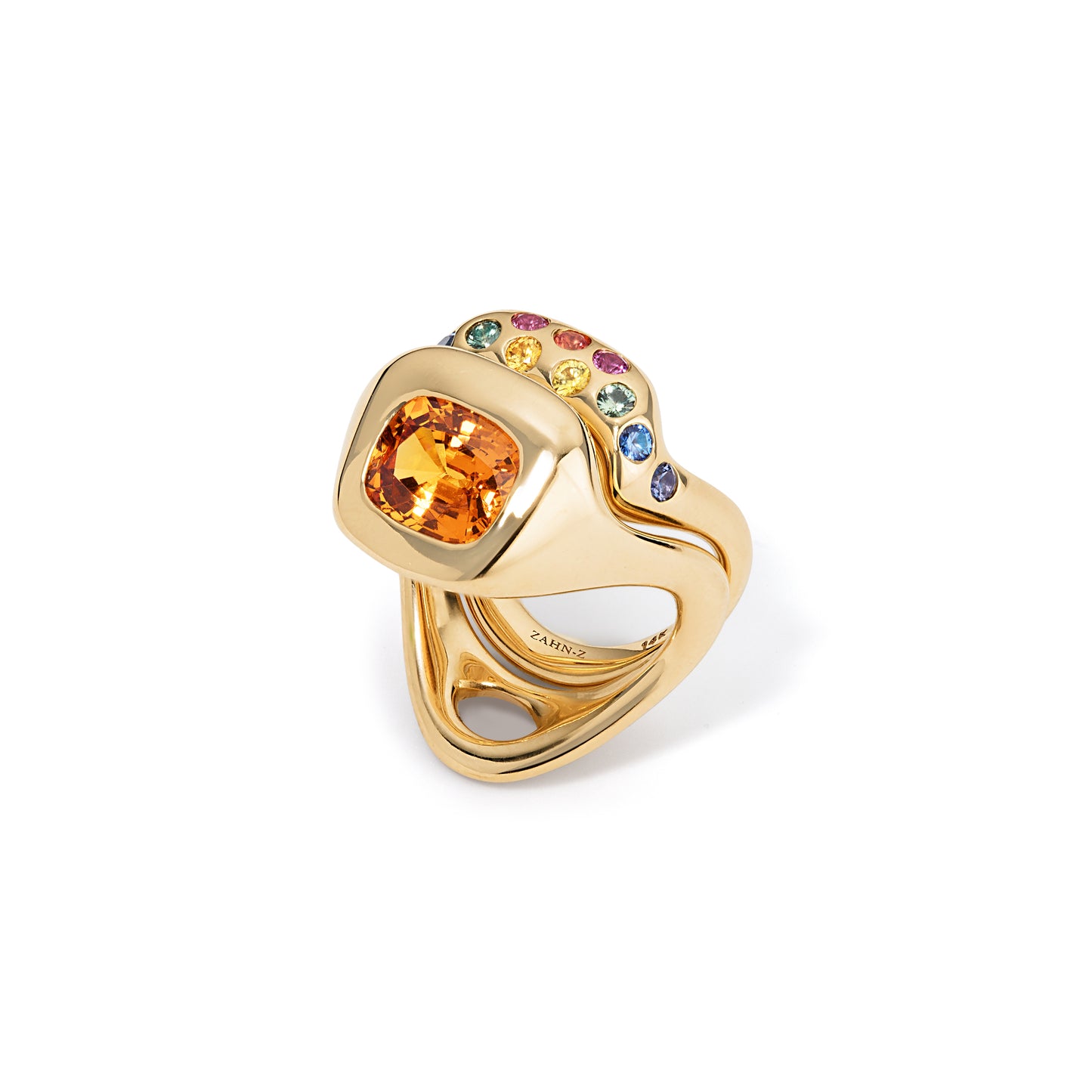 Beluga Spout-Elongated Cushion Mandarin Garnet 2.24CT