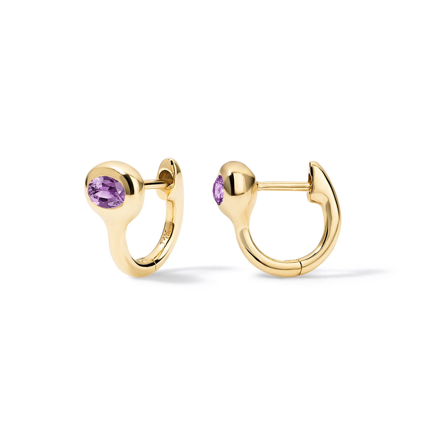 RTS Beluga Mini Hoops Pink Sapphire