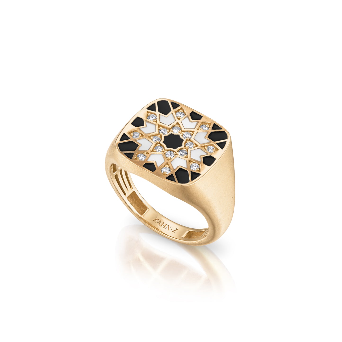 Sadaf Mosaic Signet Ring