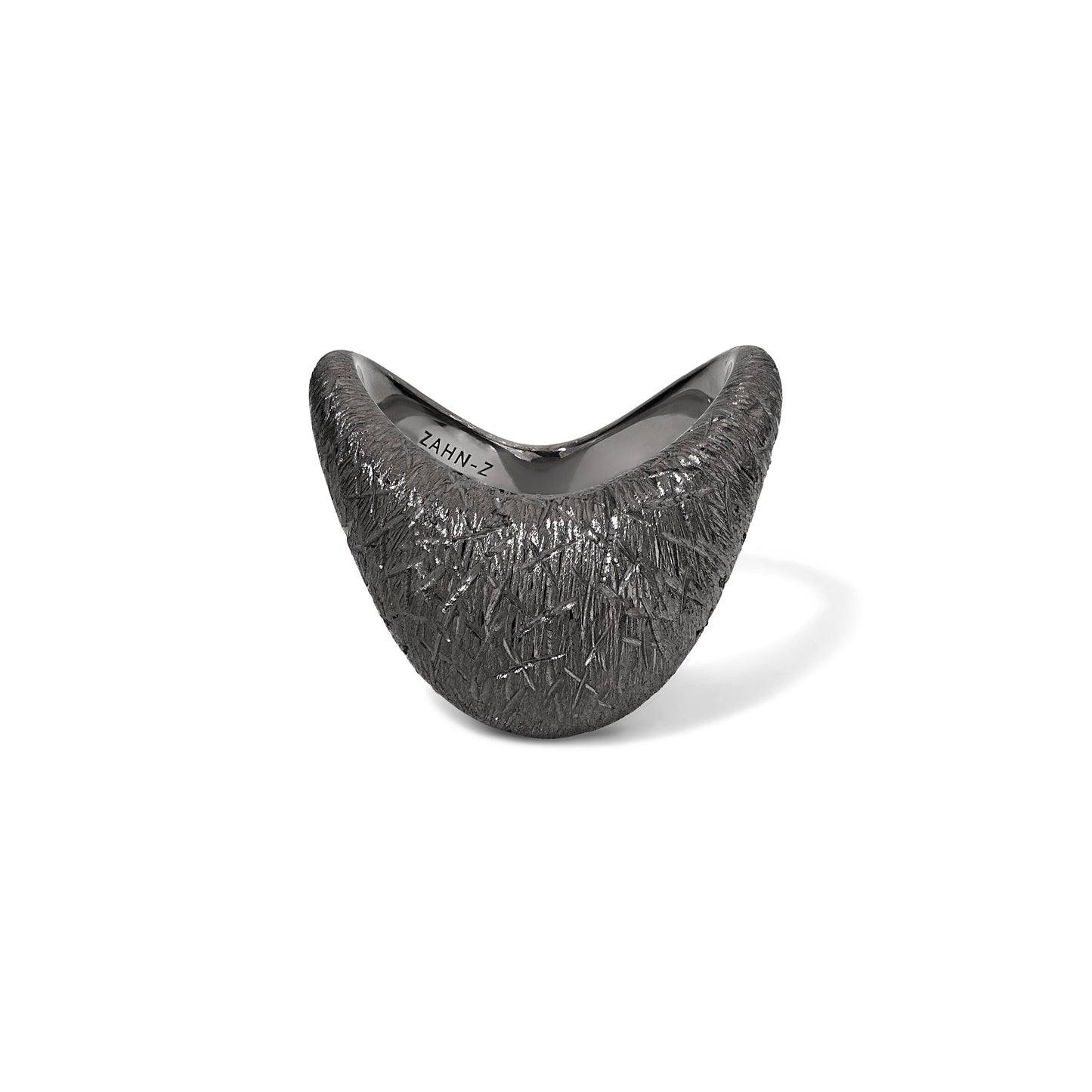 Hand Engraved Unisex Big ZAHA-Platinum