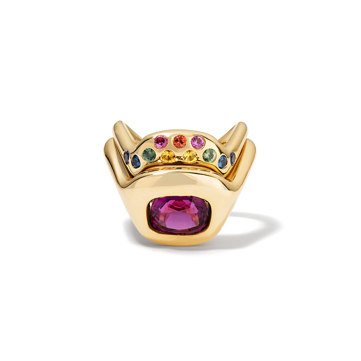 Beluga Spout - Elongated Cushion Purple Garnet 2.15CT