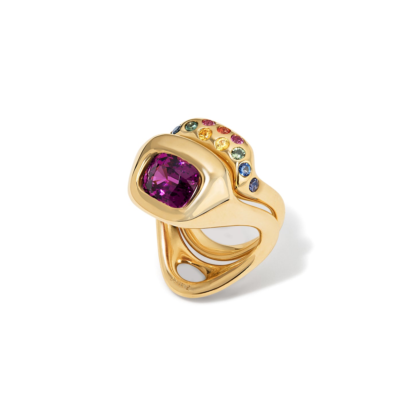 Beluga Spout - Elongated Cushion Purple Garnet 2.15CT