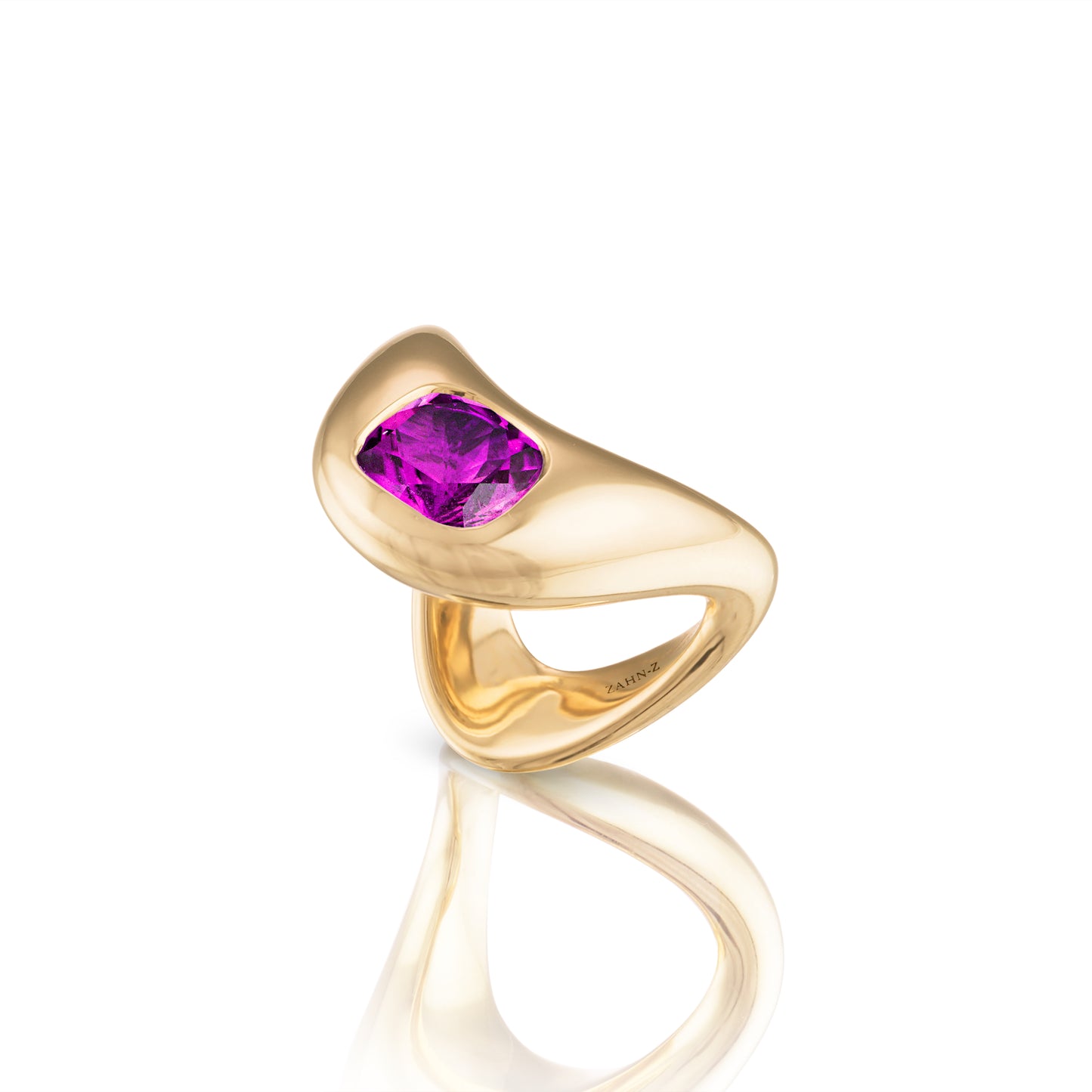 Big ZAHA 1.5CT Cushion Tanzania Rhodolite