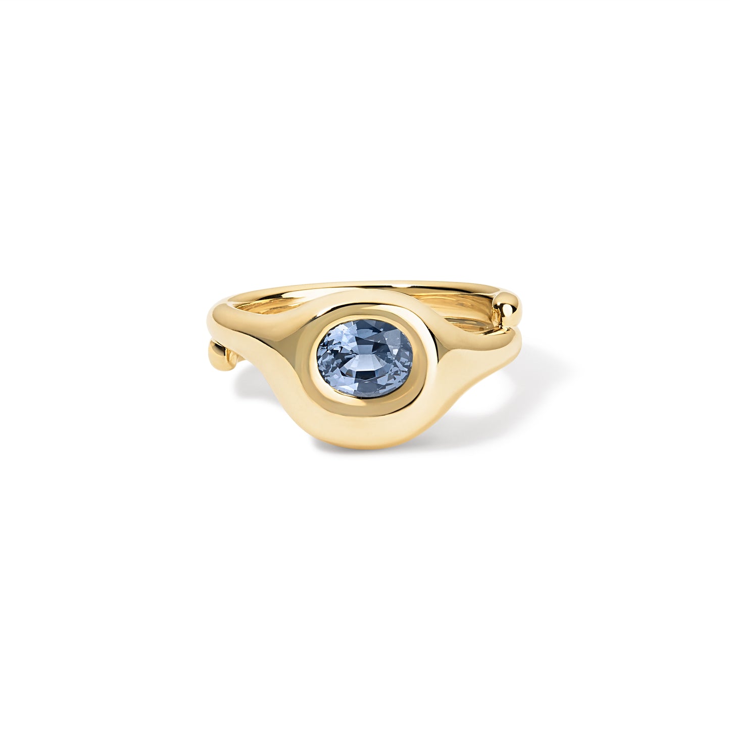 Babyluga Fluke -Oval Grey Spinel