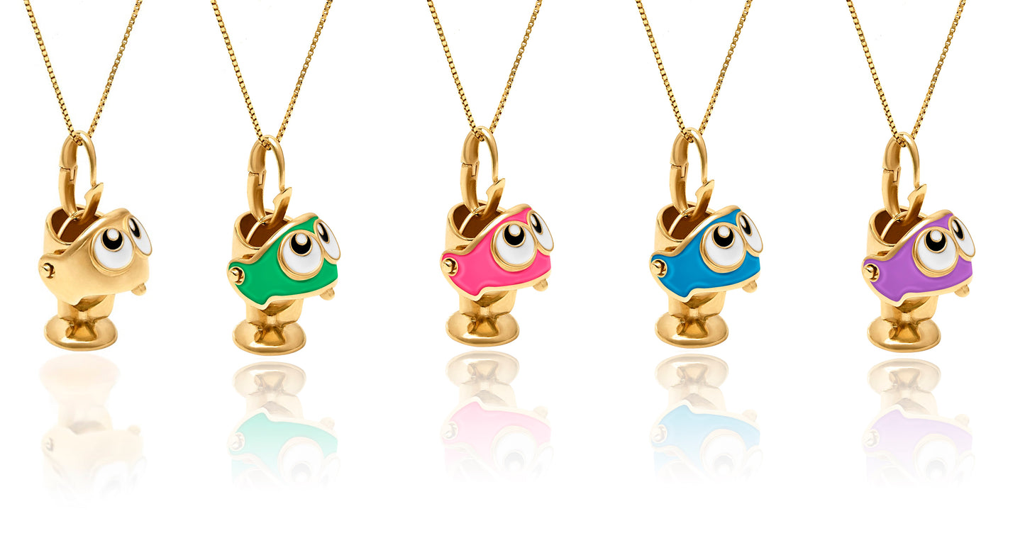 Let's Go Fishing Pendant - A ZAHN-Z Nostalgia