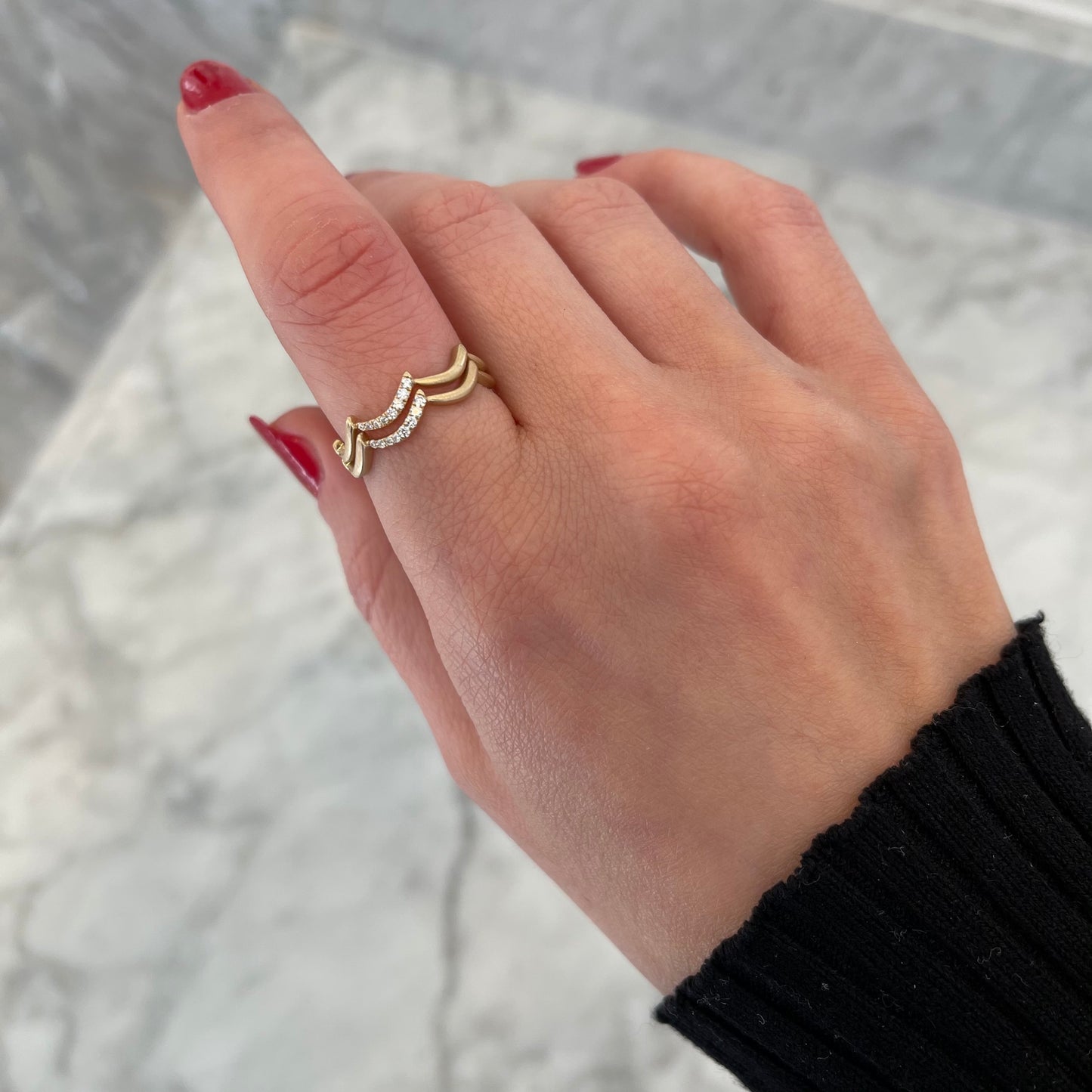 Pixie Dust Diamond Ring