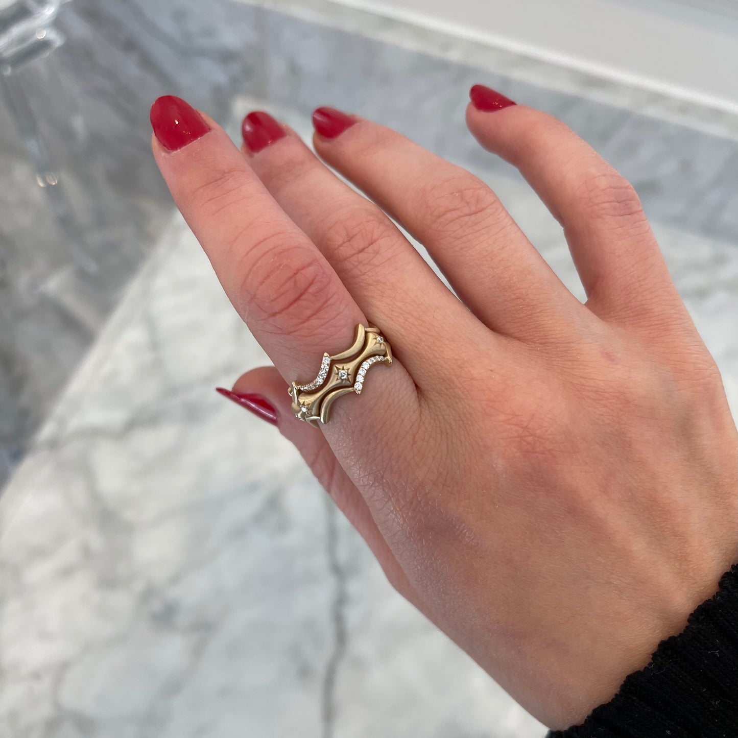 Pixie Dust Diamond Ring