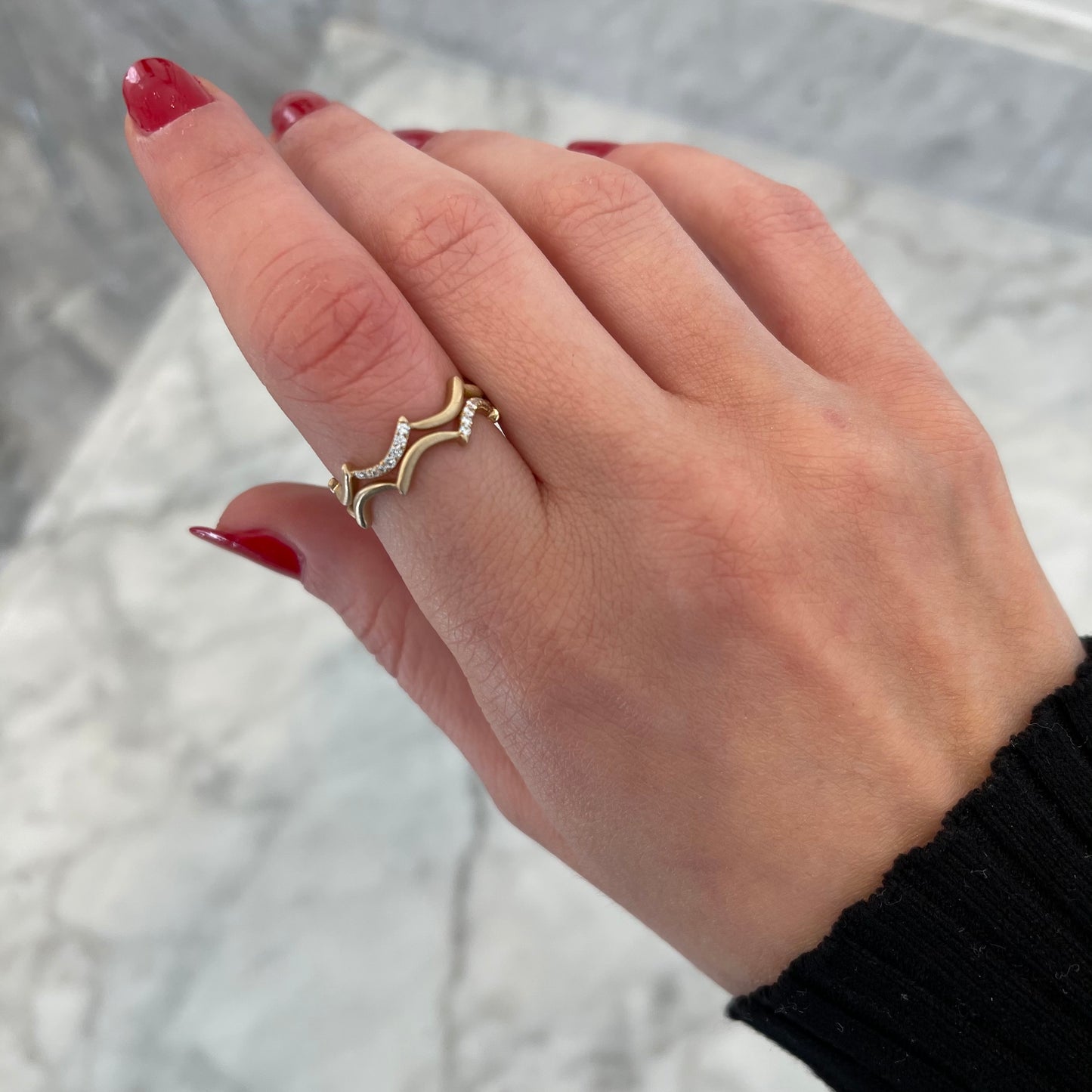 Pixie Dust Diamond Ring