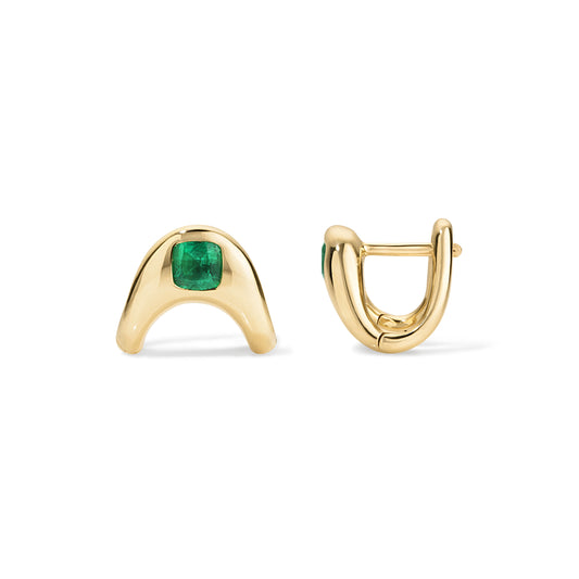 RTS Petite ZAHA Emerald Earrings