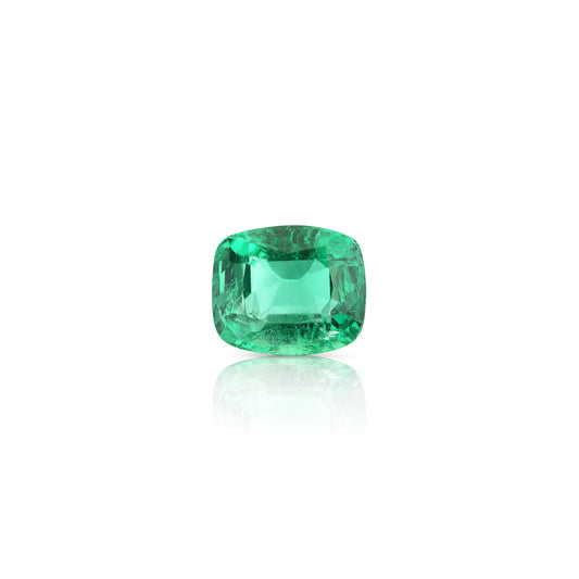0.60 Carat Elongated Cushion Cut Emerald