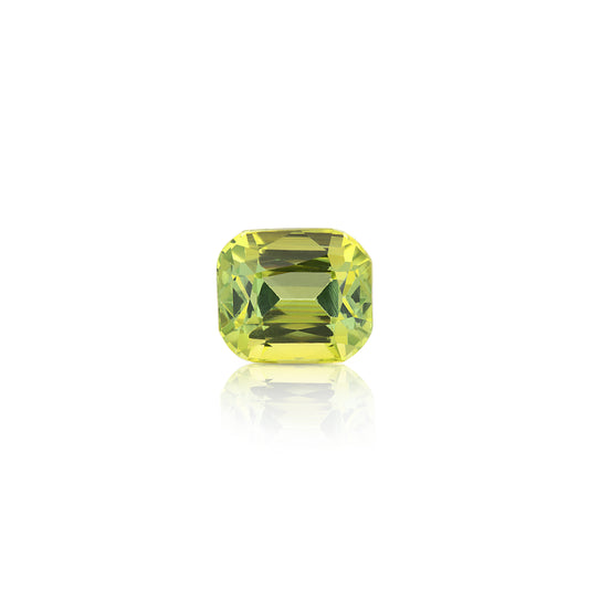 1.37 Carat Cushion Cut Green Tourmaline