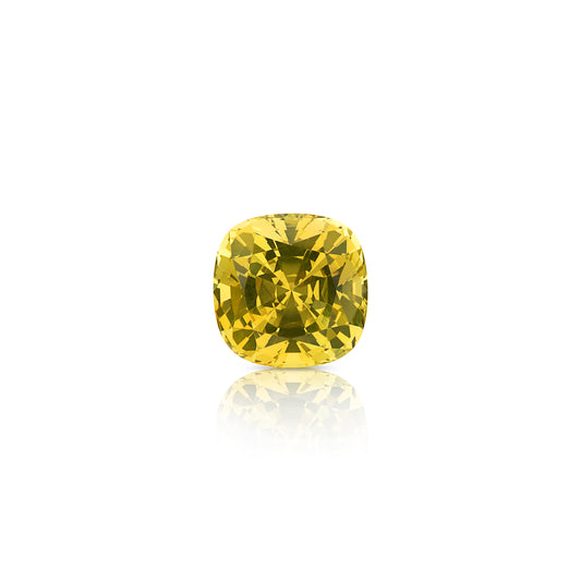 2.00 Carat Cushion Cut Yellow Mali Garnet
