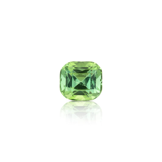 1.26 Carat Cushion Cut Green Tourmaline