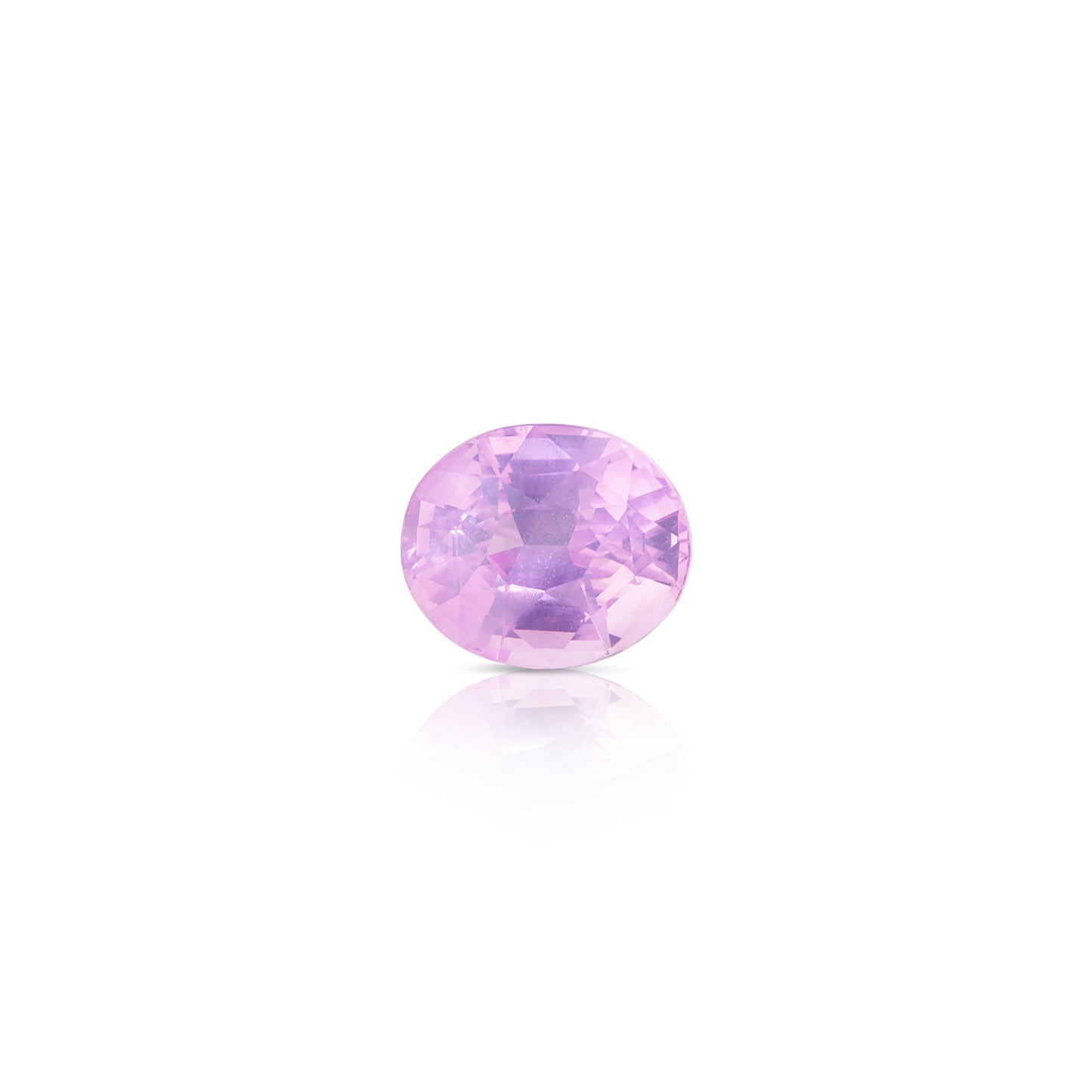 1.21 Carat Oval Cut Bubblegum Pink Opalescent Sapphire