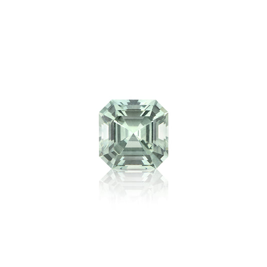0.36 Carat Asscher Green Sapphire