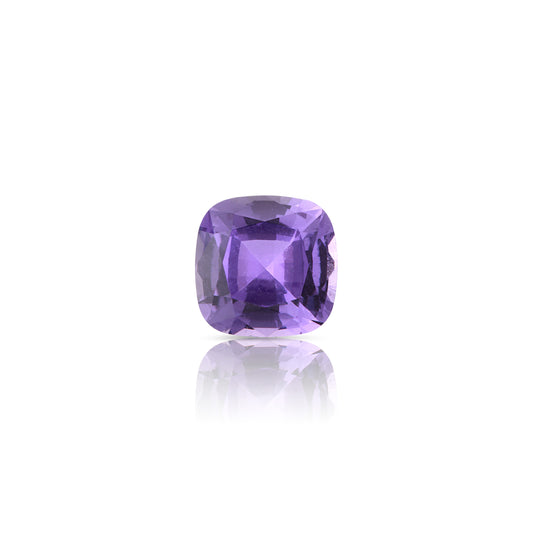 0.40 Carat Cushion Cut Purple Sapphire