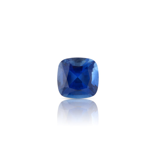 0.40 Carat Cushion Cut Royal Blue Sapphire