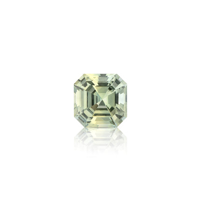 0.36 Carat Asscher Green Sapphire