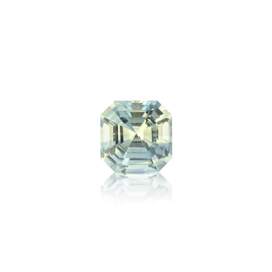 0.36 Carat Asscher Green Sapphire