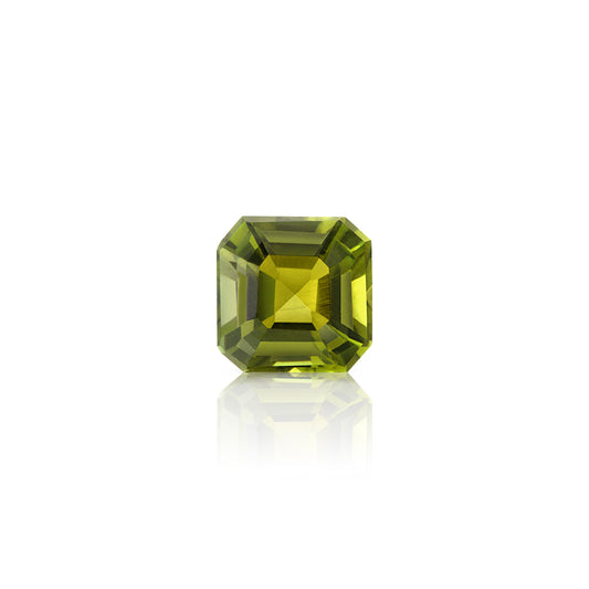0.40 Carat Asscher Green Tourmaline