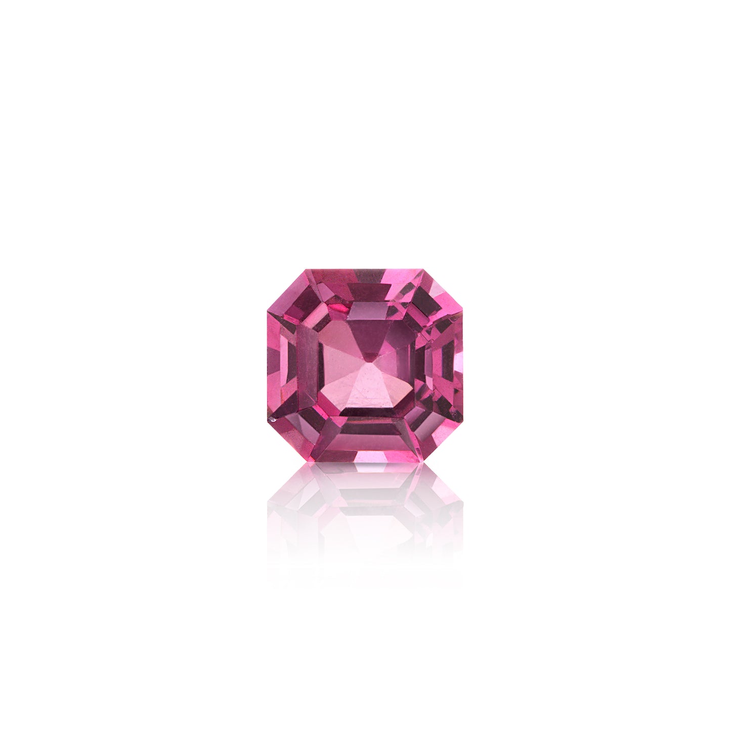 0.50 Carat Asscher Mauve Tourmaline
