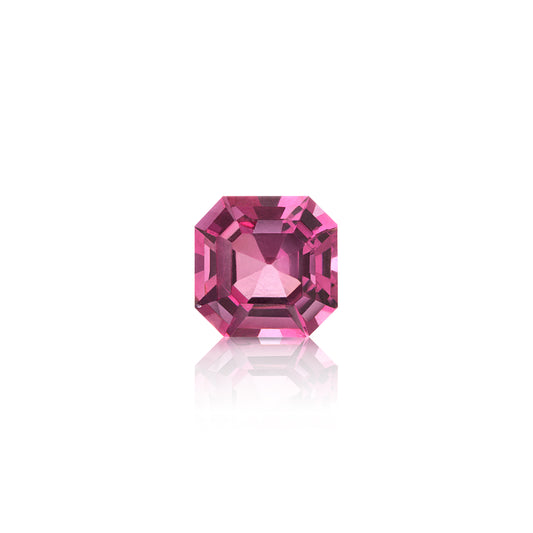 0.50 Carat Asscher Mauve Tourmaline