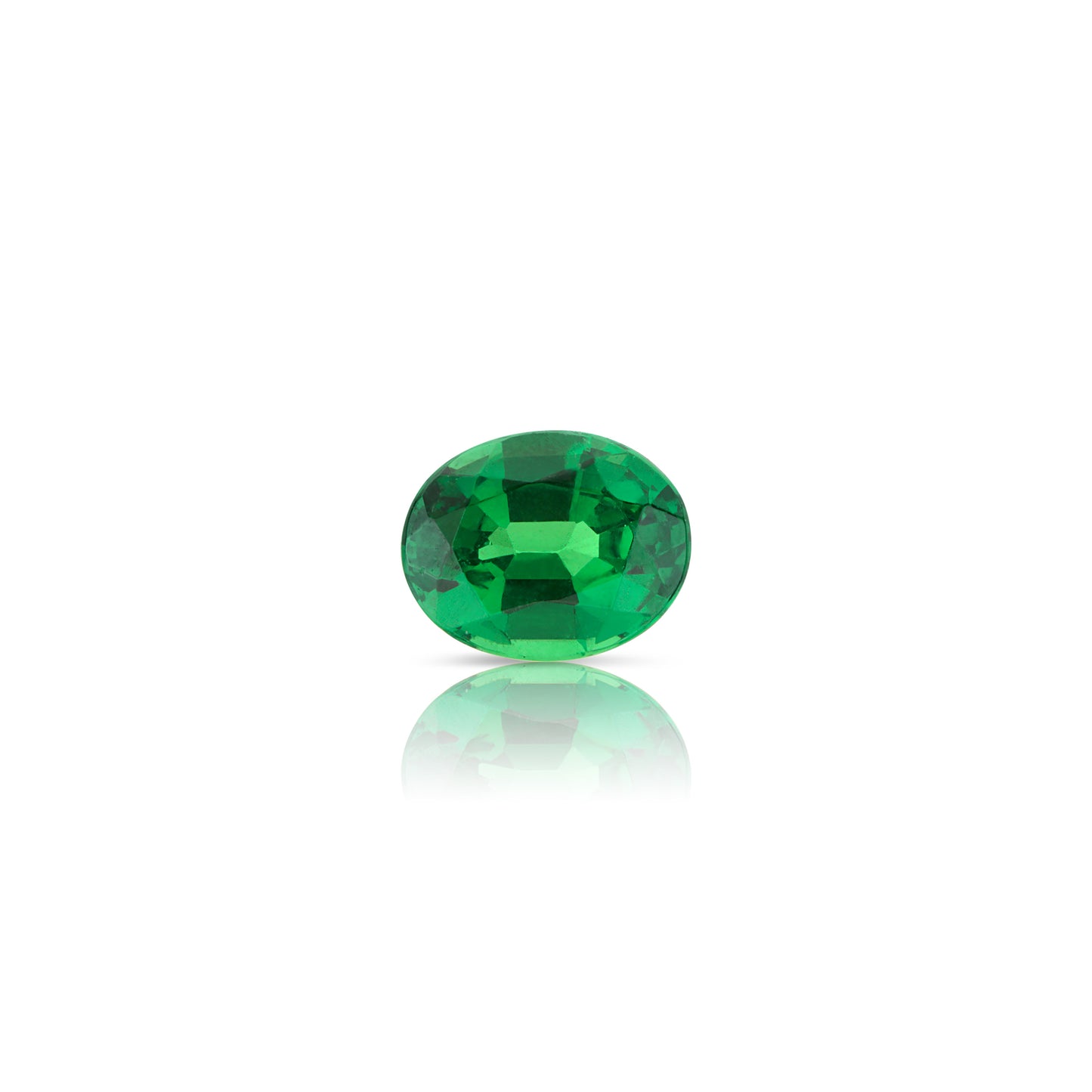 0.44 Carat Oval Cut Green Tsavorite