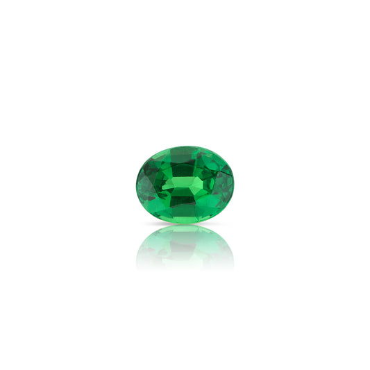 0.44 Carat Oval Cut Green Tsavorite