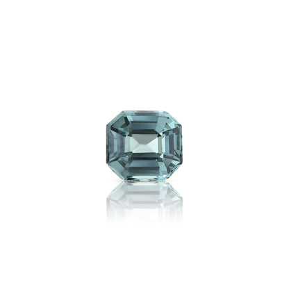 0.55 Carat Elongated Asscher Cut Grey Spinel