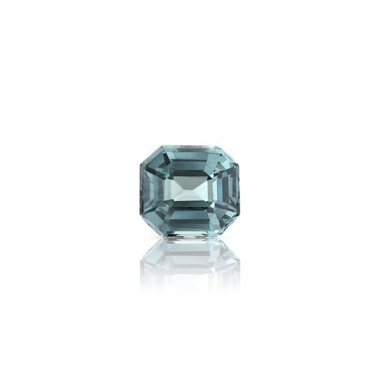 0.55 Carat Elongated Asscher Cut Grey Spinel