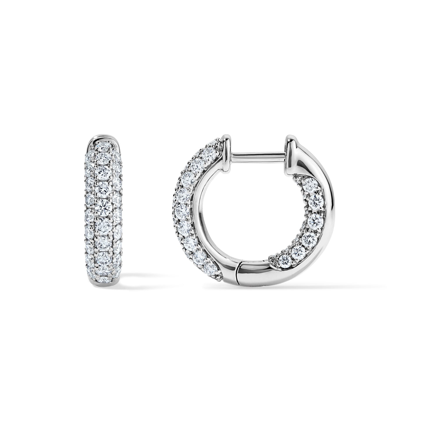 ZAHN-Z Inside Out Diamond Hoops