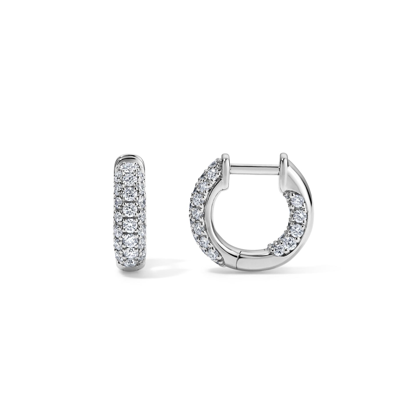 ZAHN-Z Small Inside Out Diamond Hoops