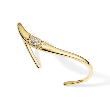 ZAHA Oval Halo Snap Cuff