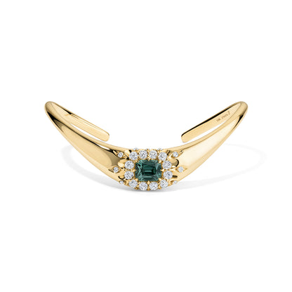 ZAHA Halo Cushion Tourmaline Bangle