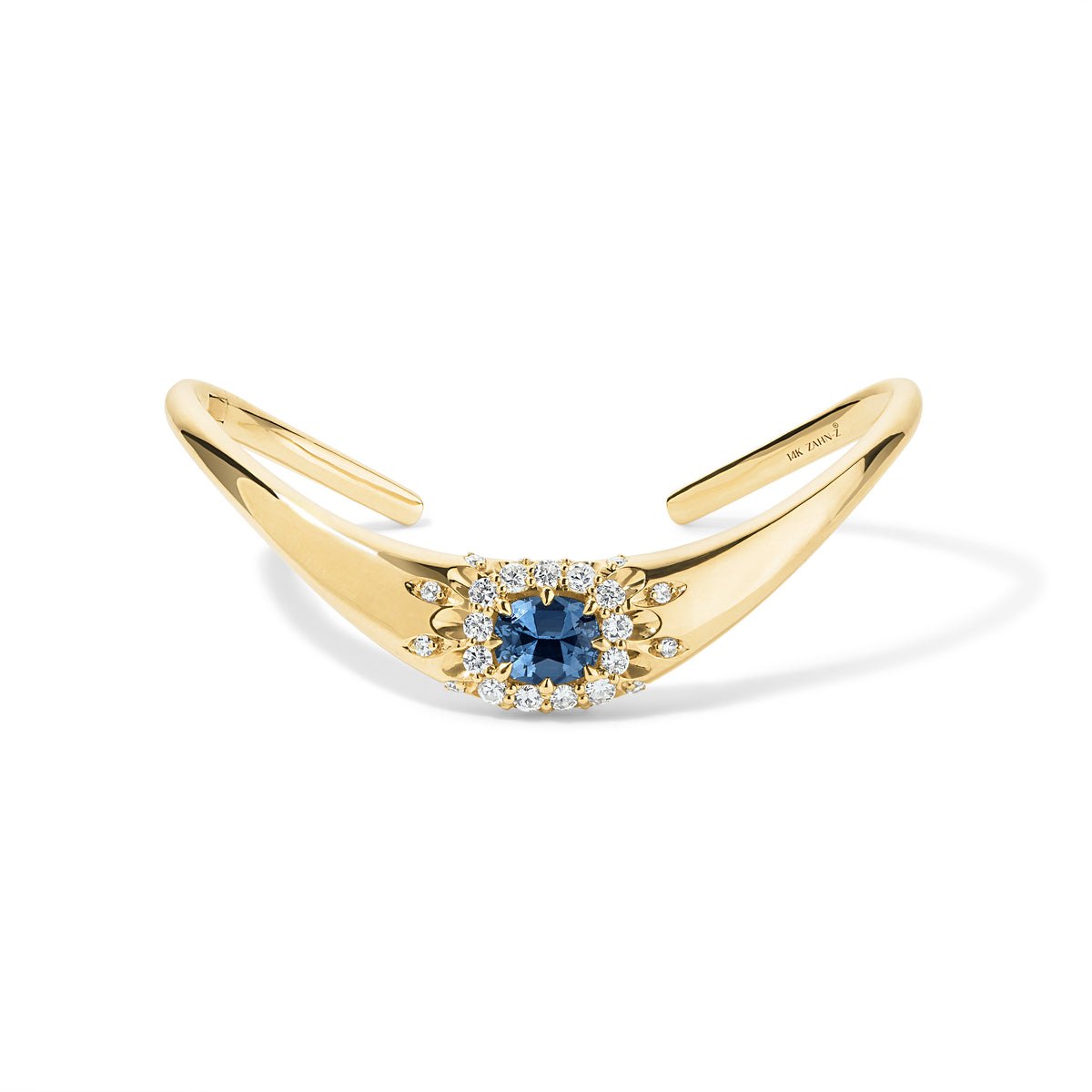 ZAHA Halo Cushion Cut Spinel Bangle