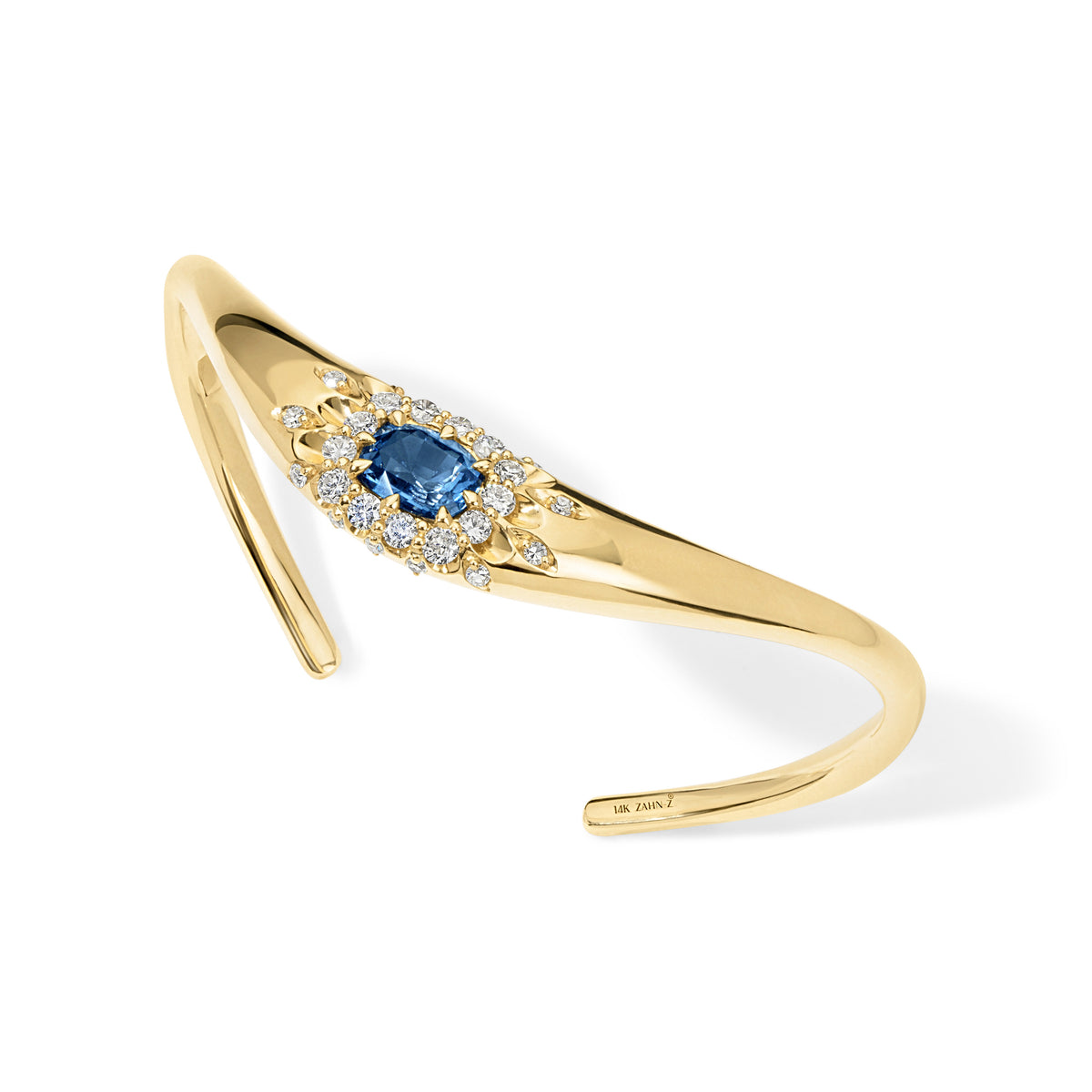 ZAHA Halo Cushion Cut Spinel Bangle