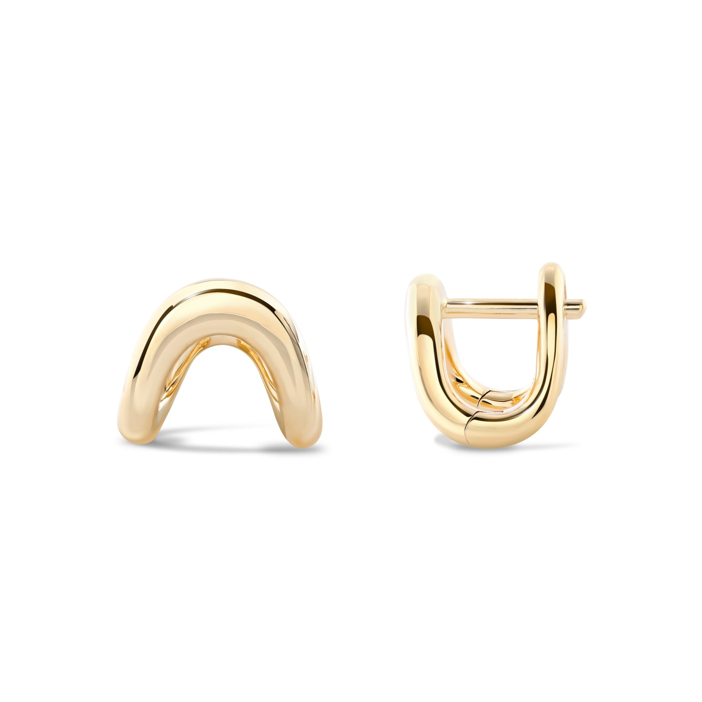 ZAHA Slim Plain Gold Huggies