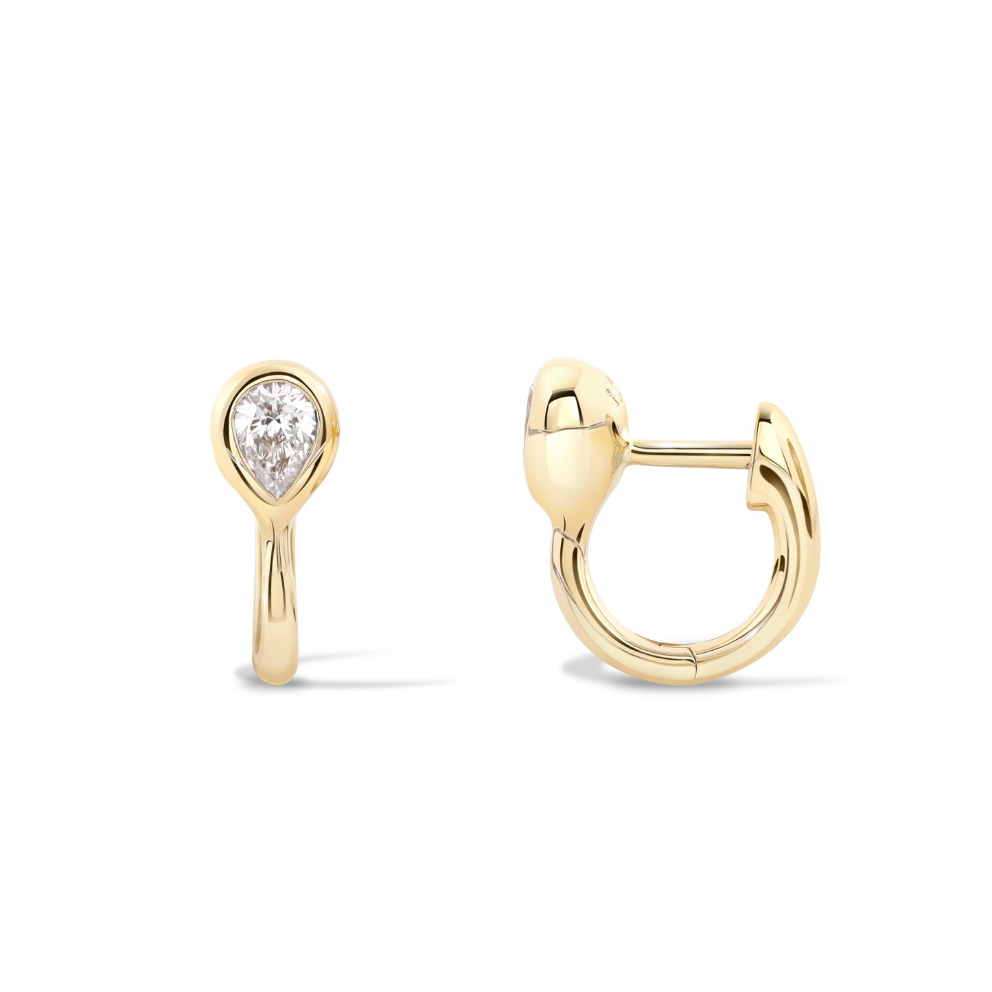 Beluga Diamond Pear Mini Huggies