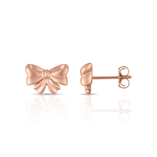 RTS - BOWtiful RibBOW Studs - 14KR