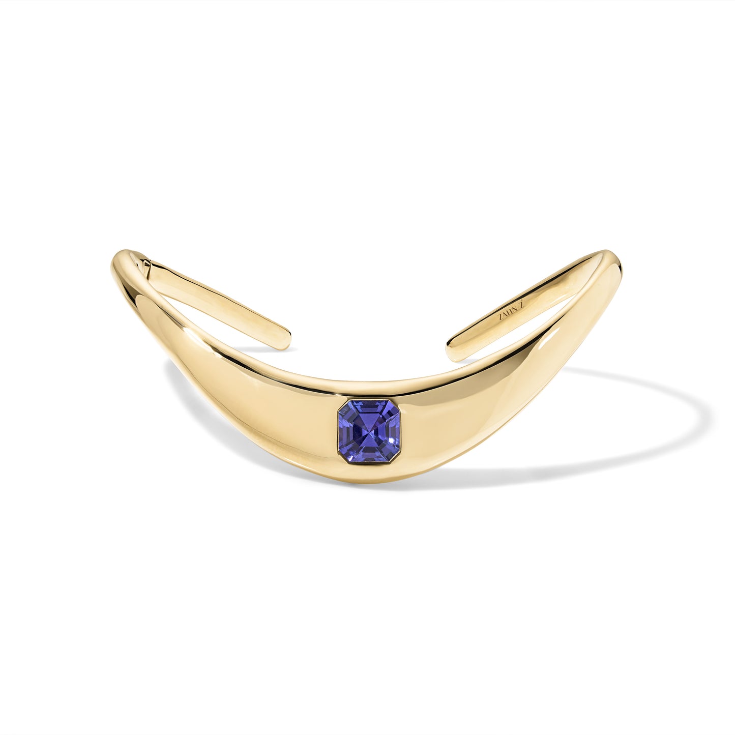 Medium ZAHA Asscher Cut Tanzanite Bangle