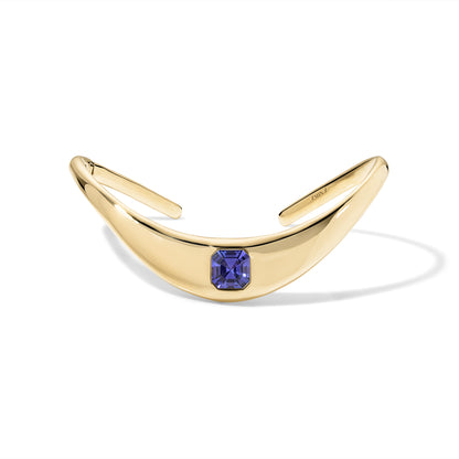 Medium ZAHA Asscher Cut Tanzanite Bangle