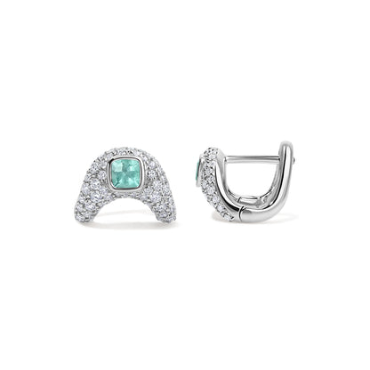 Queen Z Paraiba Pavé Earrings