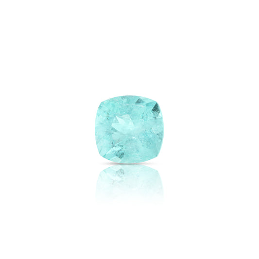 0.28 Carat Cushion Cut Wintergreen Paraiba Tourmaline