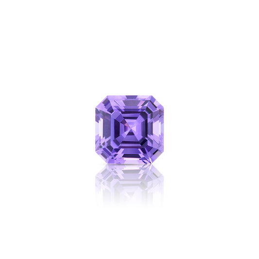 0.40 Carat Asscher Cut Purple Sapphire