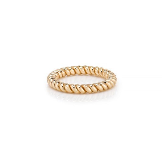 RTS-Braided Gold Ring - SZ 7.50 - 14KY