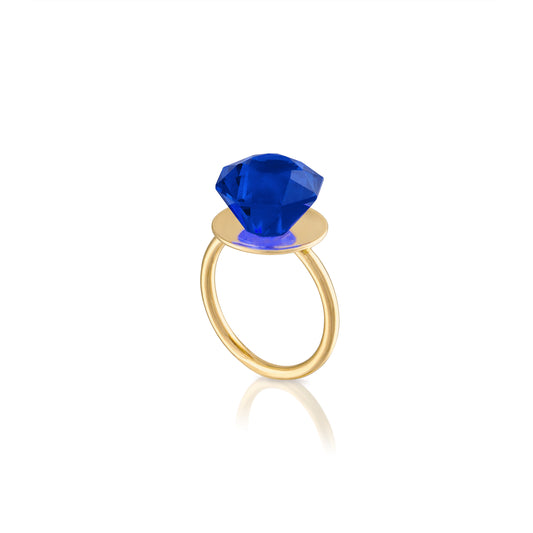 RTS -NON Swappable Blue Gem Pop- SZ 6.5 - 14KY
