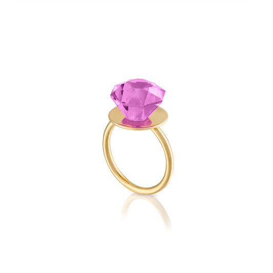 RTS -NON Swappable Light Pink Gem Pop- SZ 7.5 - 14KY